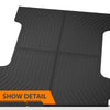 G-PLUS Trunk Bed Mat Liner TPE Black Compatible with Chevy Silverado GMC Sierra 1500 2500HD 3500HD 2007-2018 with 5.8 FT Bed
