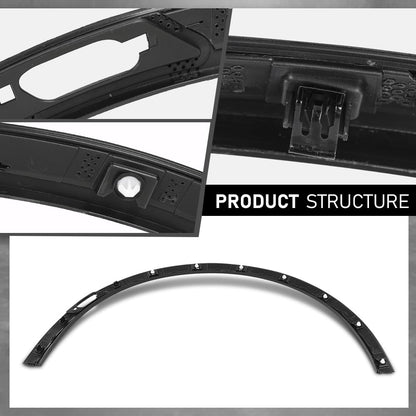 G-PLUS Fender Flares Front Passenger Right Side Compatible with Cadillac XT5 2017-2024 84096070, GM1291263 Black