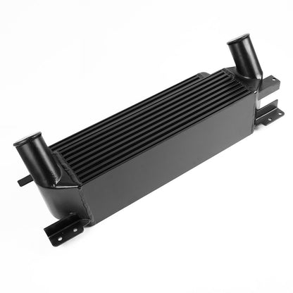Compatible For Ford Mustang 2015 2016 2017 2.3L EcoBoost Direct Bolt On Upgrade Performance Intercooler Black