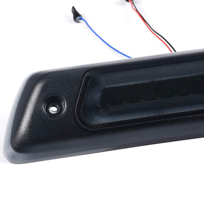 G-PLUS LED Third Brake Light, Compatible With Ford F150 F-150 2009-2014 High Mount Rear 3rd Cargo Tail Lamp Smoky Lens Black Housing