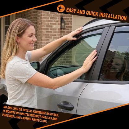 G-PLUS in-Channel Auto Vent Window Visor Compatible with Hyundai Santa Cruz 2022-2026 4PCS Smoky