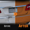 G-PLUS Rear Bumper Trim Molding Chrome Compatible with Benz E-Class 4-Door Sedan 2010-2014 Fit models without AMG Styling Package | OE Replacement 2128852021/MB1157129 | Direct Fit