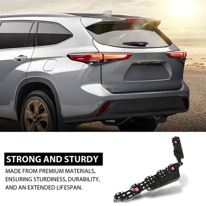 G-PLUS Rear Driver Side Bumper Bracket Compatible with Toyota Highlander 2020 2021 2022 2023 521560E100