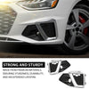 G-PLUS Pair Fog Light Cover Fog Lamp Grilles Cover, Compatible with Audi A4/S4 2020-2023, LH Driver & RH Passenger 2PCS