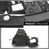 G-PLUS Rear Upper Bumper Cover Left Driver Side, Compatible with Jeep Renegade 2015-2023 6SC04TZZAA, 5VW88TZZAA