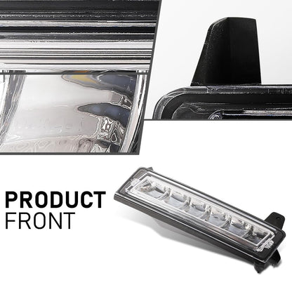 G-PLUS Pair LED Fog Lamp Daytime Running Lights, Compatible with Benz ML Class GL Class 2008-2013/ GLK Class 2009-2013, LH Driver & RH Passenger Side 2PCS, A1648200656, A1648200756