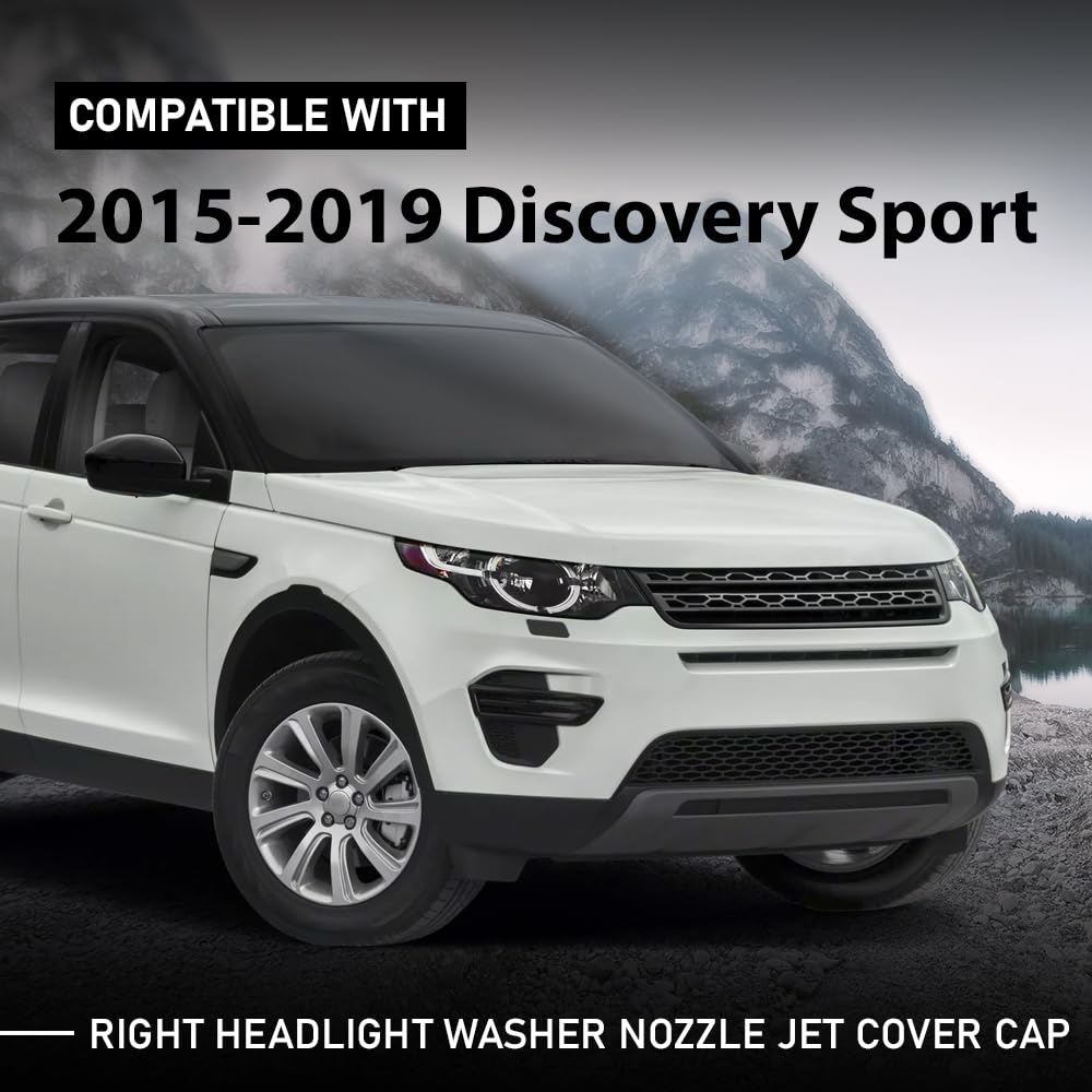 G-PLUS Headlight Washer Nozzle Jet Cover Cap Right Compatible with Discovery Sport 2015-2019