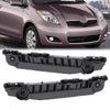 G-PLUS Front Left & Right Side 1pair Bumper Brackets Compatible with Toyota Yaris Hatchback 2007-2011 525350D040, 525360D040, TO1033115, TO1032115