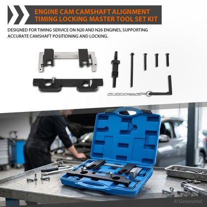 G-PLUS Camshaft Alignment Timing Locking Master Tool Set Compatible with BMW N20 N26 Engine Black