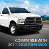 G-PLUS Chrome Front Wheel Center Caps Compatible with Dodge Ram 3500 1-Ton Dually Truck 2011-2016 1 Pair Hubcap Wheel Cover