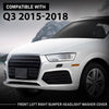 G-PLUS Pair Front Bumper Headlight Washer Cover, Compatible with Audi Q3 2015-2018, LH Driver & RH Passenger 2PCS, 8U0955276E, 8U0955275E
