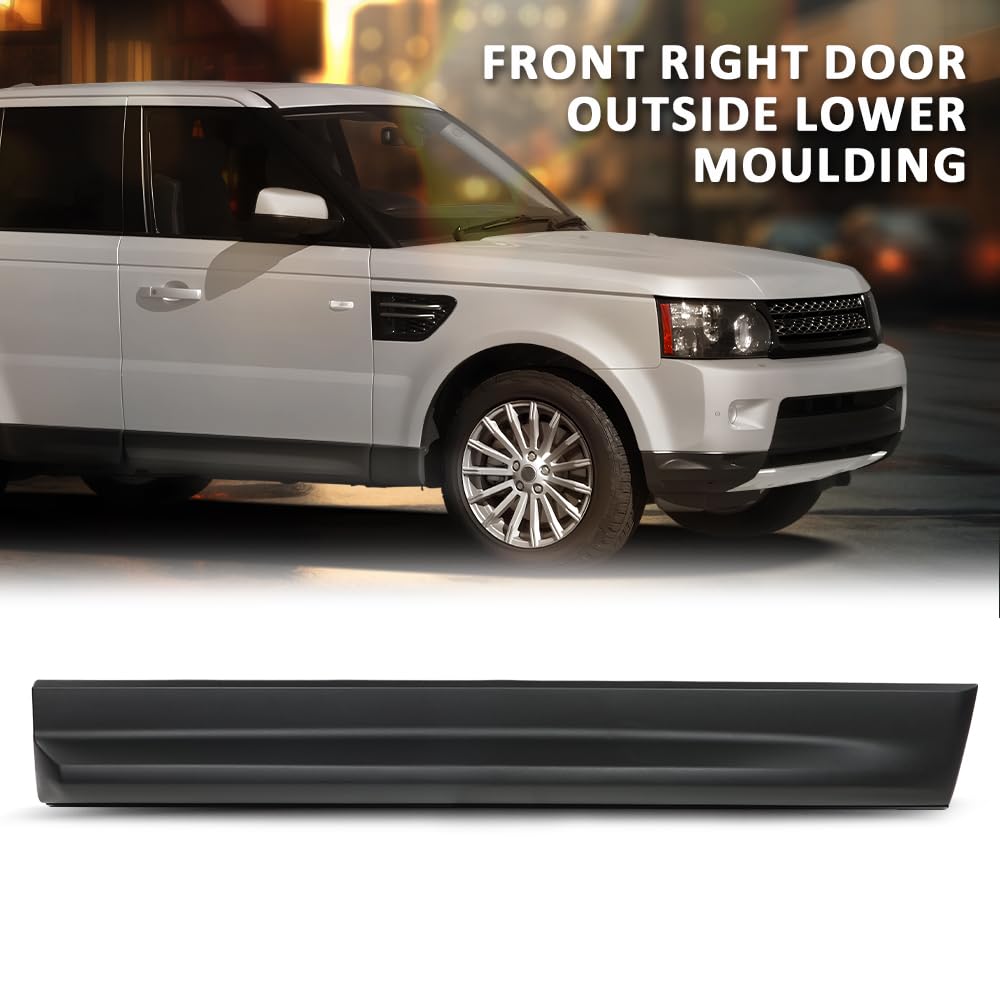 G-PLUS Front Right Door Outside Lower Moulding Compatible with Range Rover Sport 2010-2013