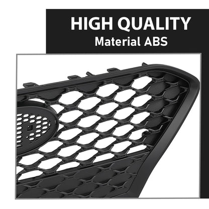 G-PLUS Front Bumper Radiator Grille Compatible with Hyundai Kona 2018-2021 Black 86350J9000