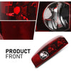 G-PLUS Rear Left Tail Light Assembly w/o Blubs Compatible with Chevy Colorado/GMC Canyon 2004-2012 Rear Brake Lamp Luces Traseras, GM2800164 19417444, Red Lens
