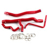 Red Silicone Radiator Coolant Tube Kit Replacement For VW Golf MK6 GTi 2.0 16v Turbo TSI CCZA 2008-
