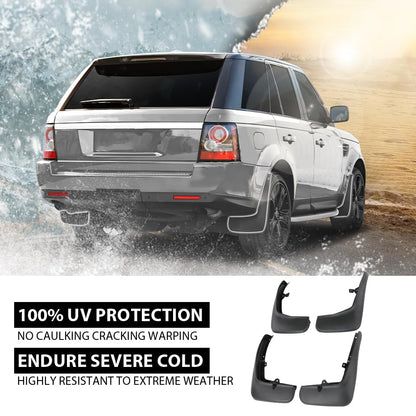 G-PLUS 4PCS Mud Flaps Splash Guards Mudguards Mudflaps with Hardware Compatible with Land Rover Range Rover Sport L320 2006-2013 Front LH RH & Rear LH RH