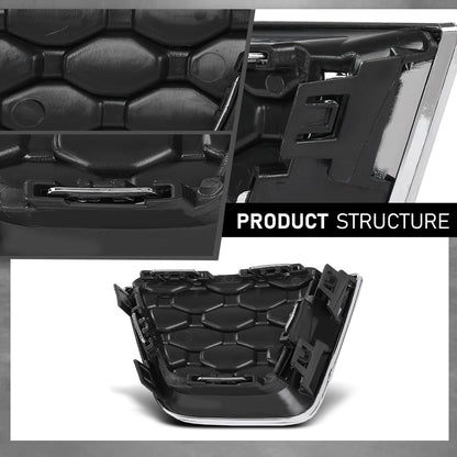 G-PLUS Pair Front Fog Light Covers, Compatible with Jeep Renegade 2019-2023, LH Driver & RH Right 2PCS, 6VP53LXHAA, 6VP55LXHAA