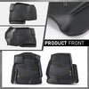 G-PLUS Cargo Liner Compatible with Ford F150 Super Crew 2015-2025(Fit 22-24 Lightning Models) All Weather Full Cover Protection Front Row TPE Floor Liners Accessories 2PCS