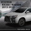 G-PLUS Front Bumper Kit 18PCS, Compatible with 2013-2015 LX RX350 RX450h to 2020+ RX TRD Style