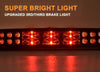 G-PLUS Rear LED Third Brake Light Compatible With 1999-2015 Ford F250 F350 F450 F550 Super Duty,(NOT FOR Harley-Davidson Edition), 3rd Stop Lamps,Red Lens Chrome Housing