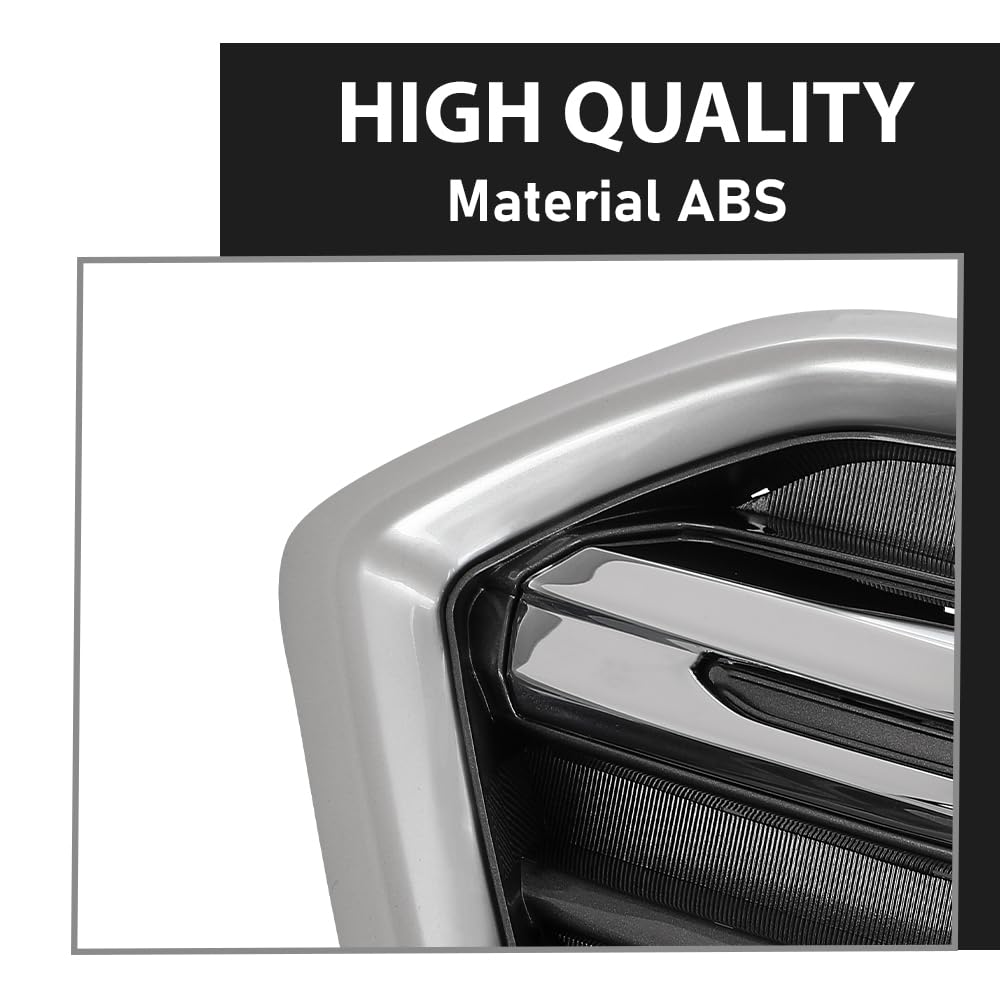 G-PLUS Front Replacement Grille Grill Chrome Compatible with Subaru Outback 2018-2019 91121AL16B, SU1200173