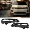 G-PLUS Front Bumper Fog Light Lamp Bezel Left +Right Compatible with Land Rover Discovery Sport 2015-2018