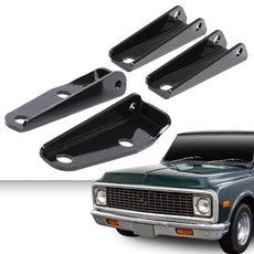 G-PLUS Rear Shock Relocation Kit for Chevy C10 C20 GMC 1963-1972 Front View