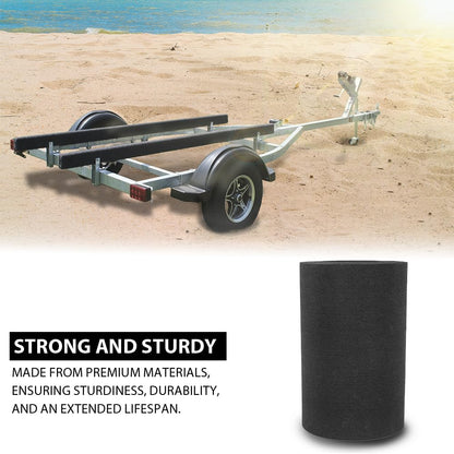 G-PLUS Black Boat Trailer Bunk Carpet, Outdoor Ribbed Marine Bunk Carpet Fit for Boat Trailer Runners 18" x 50ft