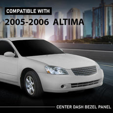 G-PLUS Dash Bezel Panel for Nissan Altima 2005-2006 Gray Storage Vent Cover Front View