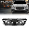 G-PLUS Front Upper Grille Black W/Chrome Trim Compatible with Subaru Outback 2020-2022 J1010AN010