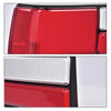 G-PLUS Taillight Lens Red Driver Side Left Rear Compatible with Ford Mustang 1987-1993 FO2800168, E7ZZ13405A
