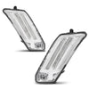 G-PLUS DRL Daytime Running Lights Pair LED Left & Right Compatible with Volvo XC60 2010-2013 31290873, 31290874 White