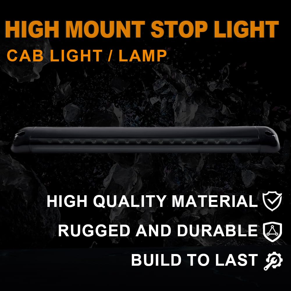 G-PLUS Led 3rd Third Brake Light Compatible with Chevy Blazer S10 1994-2005/Fit Suburban Yukon 1992-2004/Fit Chevy Tahoe 1995-2000/Fit GMC Jimmy 1994-2001/Fit GMC Yukon 1992-2004