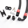 G-PLUS 25 Row Aluminum Engine Transmission Oil Cooler Kit Upgrade Compatible With BMW 3 SERIES 335I E90 E92 N54 Black