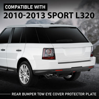 G-PLUS Rear Bumper Tow Eye Cover Protector Plates Compatible with Range Rover Sport 2010-2013