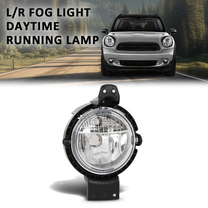 G-PLUS Left or Right Fog Light Daytime Running Lamp 1PC, Compatible with Mini Cooper Countryman R60 2010-2016, 63179802163