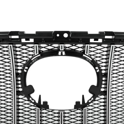 G-PLUS Front Upper Grille Grill Vent Trim Bar Compatible with Mazda CX-5 CX5 2017 2018 2019 2020 2021 ABS Black Mesh