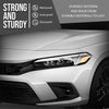 G-PLUS Headlight Molding Trim Left Driver Compatible with Honda Civic 2022 2023 2024 HO1212131, 71207T20A01 Black