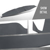 G-PLUS TPE Dashboard Panel Dash Cover Compatible with Ford Mustang 2005 2006 2007 2008 2009, Gray