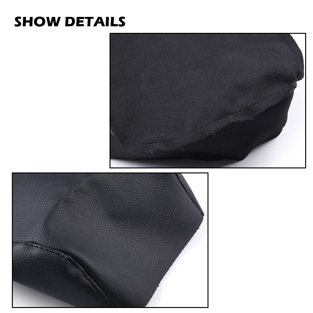 G-PLUS Center Console Armrest Cover Compatible with Toyota Avalon 2013 2014 2015 2016 2017 2018 Black Synthetic Leather