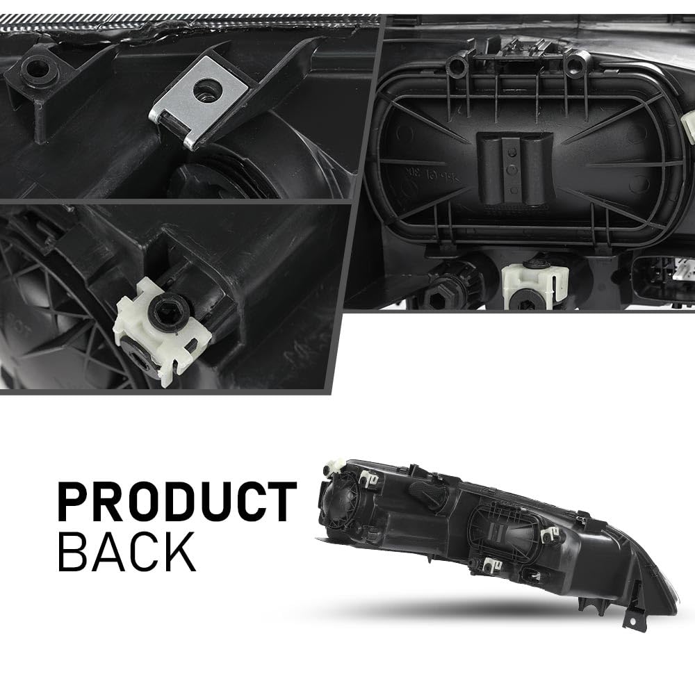 G-PLUS Headlight Headlamp Left Side Compatible with 2006-2007 Mazda 6 Mazdaspeed,Fit 2006-2008 Mazda 6 (submodel: i, S,GS, GT)