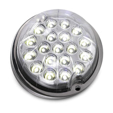 G-PLUS LED Marker Turn Signal Light Clear Lens Warm White LED Universal