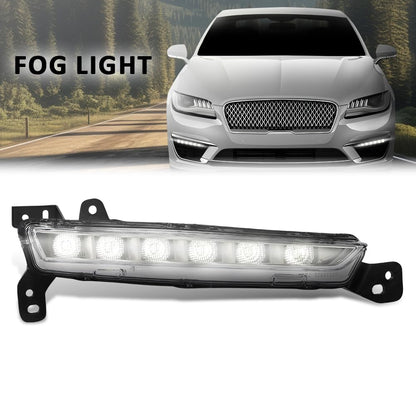 G-PLUS LED Fog Light Driver Daytime Parking Lamp RH Passenger Side Compatible with Lincoln MKZ 2017-2020 FO2521195, HP5Z13200A Black