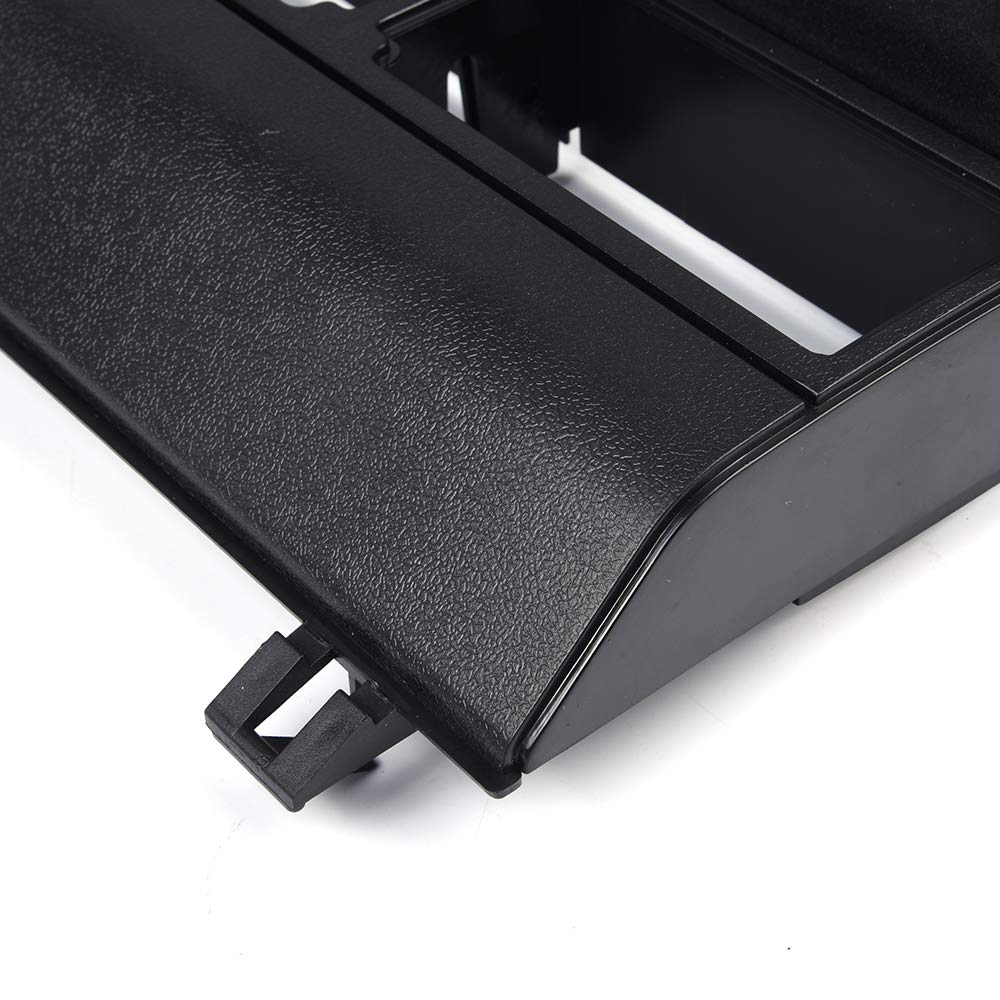 G-PLUS Car Stereo Radio Dash Kit Pocket Bezel Trim W/O Wire Harness Compatible with 1992-1994 Chevy Crew Cab Dually/Full Size Blazer/Suburban Black