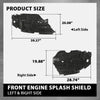 G-PLUS Front Engine Splash Shield Under Cover Compatible with 2012-2014 Camry Front Center Under Cap Left & Right Side Replacement