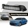 G-PLUS Front Bumper Lower Grille Grill w/o Radar Holes Compatible with Toyota Camry LE XLE 2018 2019 2020/Not Fit SE XSE models 5310206100 TO1036183