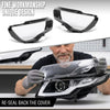 G-PLUS Headlight Lens Cover Compatible with Audi A3 2013-2016 8V0941003, 8V0941004 Left & Right Pair Front Headlamp Lens Cover Clear