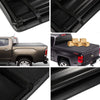 G-PLUS T3 Soft Lock Tri-Fold Tonneau Cover Assembly Replacement for 2004-2014 Chevy Colorado/GMC Canyon,Short Bed Black (Extra Short Bed 5')