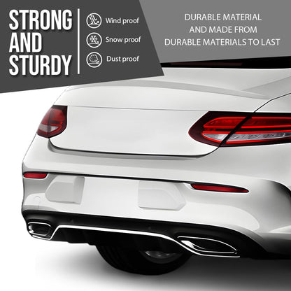 G-PLUS Rear Bumper Lower Molding Compatible with Benz C300 2019-2021 For Models With AMG Styling Package,Without Night Package 2058853903, MB1144133 Silver
