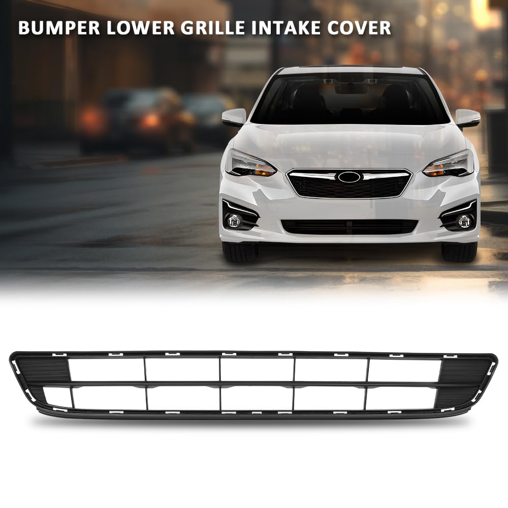 G-PLUS Front Bumper Lower Grille Intake Cover Compatible with Subaru Impreza 2017-2019 57731FL30A